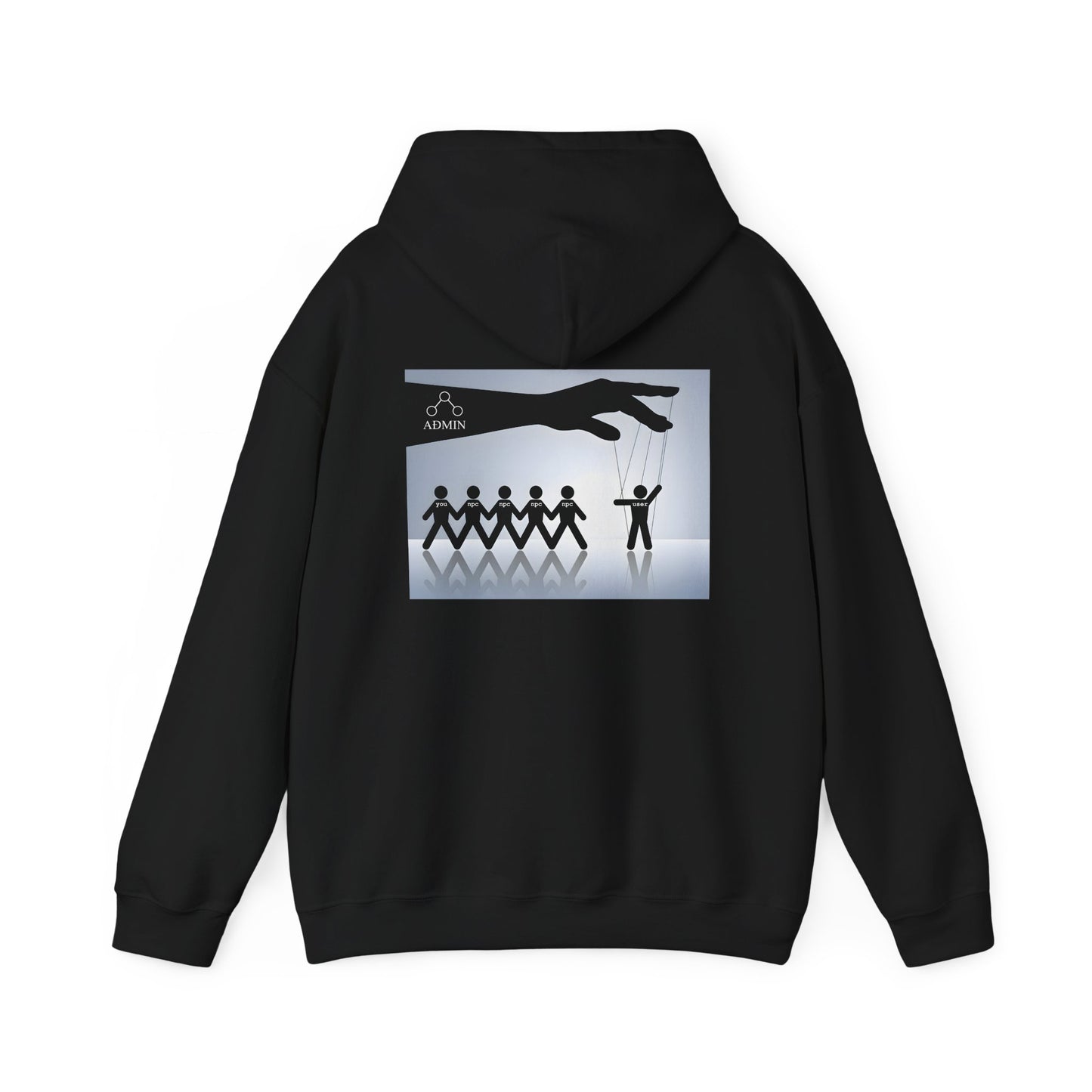 Follow The Leader Cotton Hoodie (black)