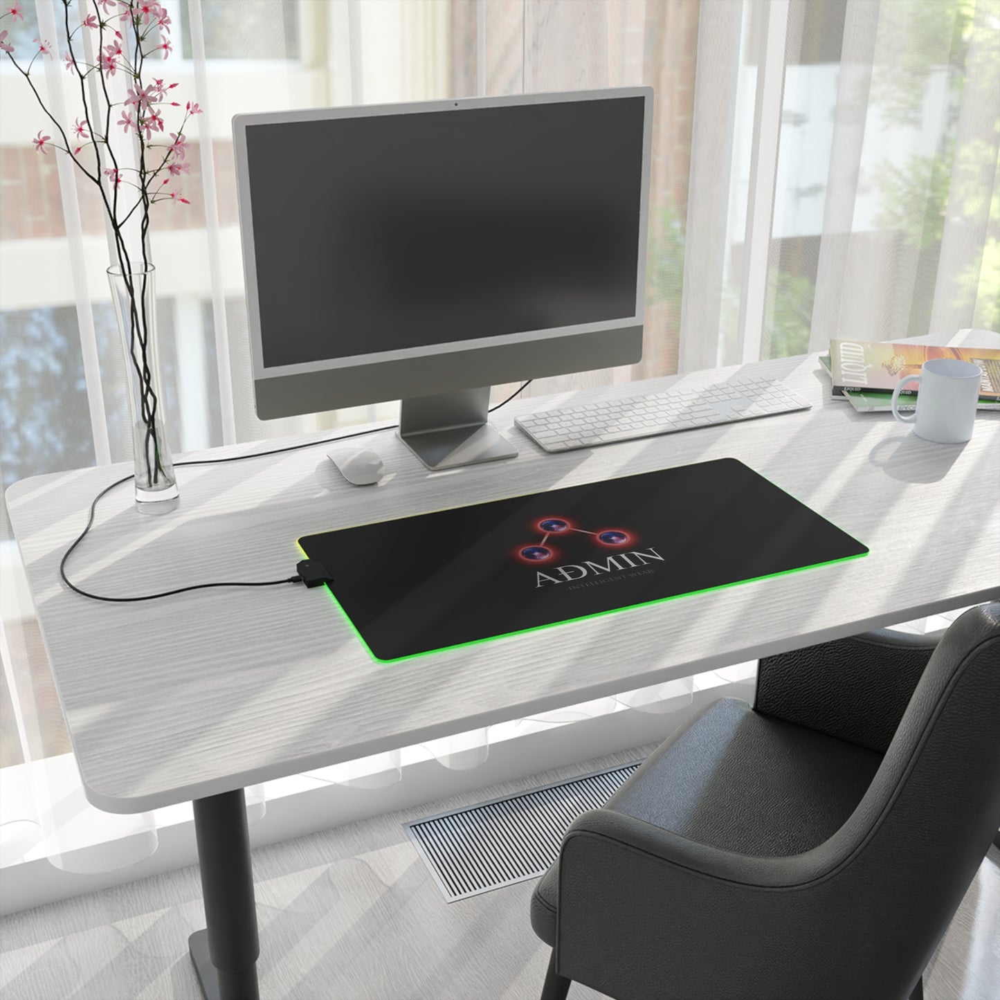 LED Mouse Pad (redblu logo)