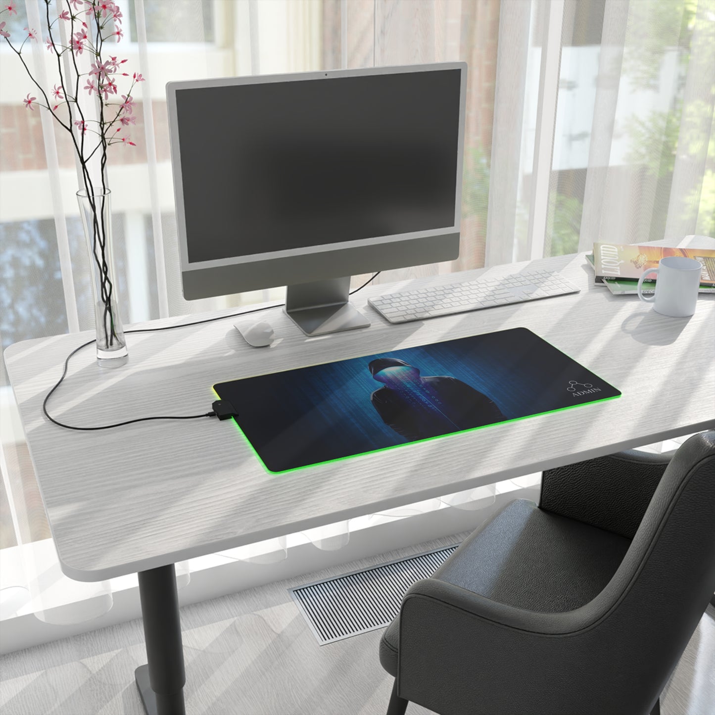 Programmer LED Mouse Pad
