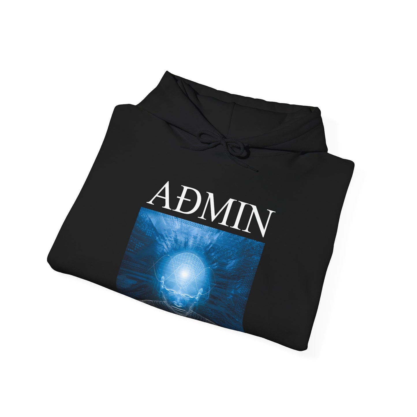 Mind Wave Cotton Hoodie (black)