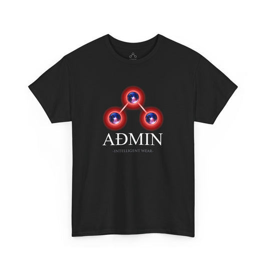 Black Cotton Tee (redblu)
