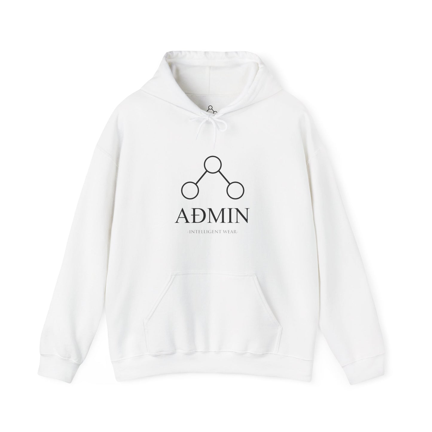 Divergent White Cotton Hoodie