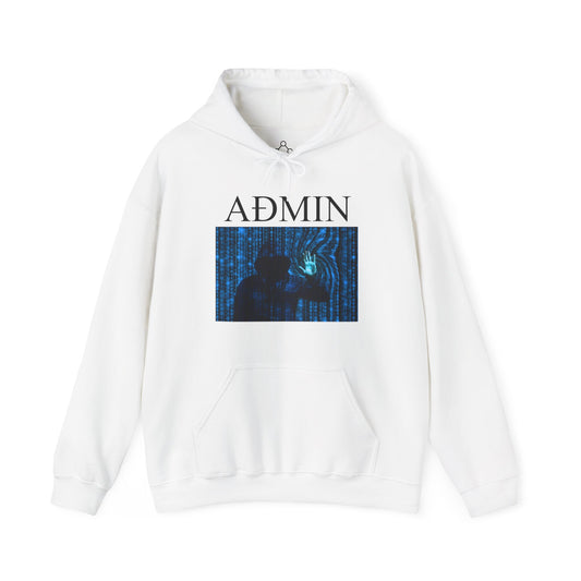 Data Manipulation Cotton Hoodie (white)