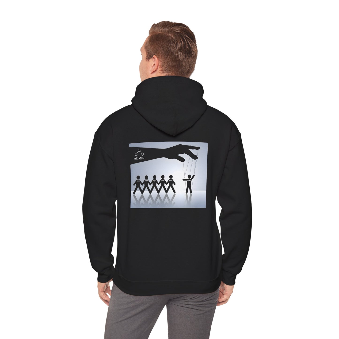 Follow The Leader Cotton Hoodie (black)