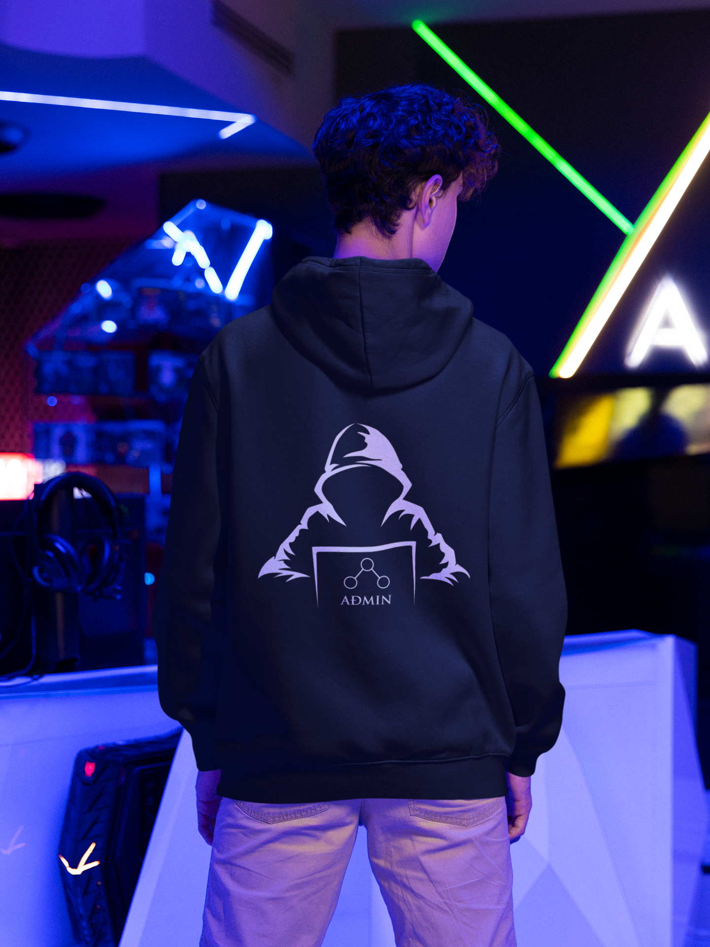 Admin PC Cotton Hoodie (black)