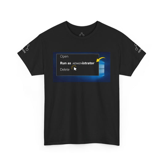 Run As Admin Tee